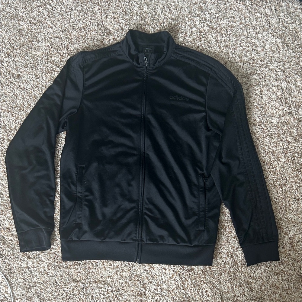 Adidas Men's Black Jacket Sz Medium